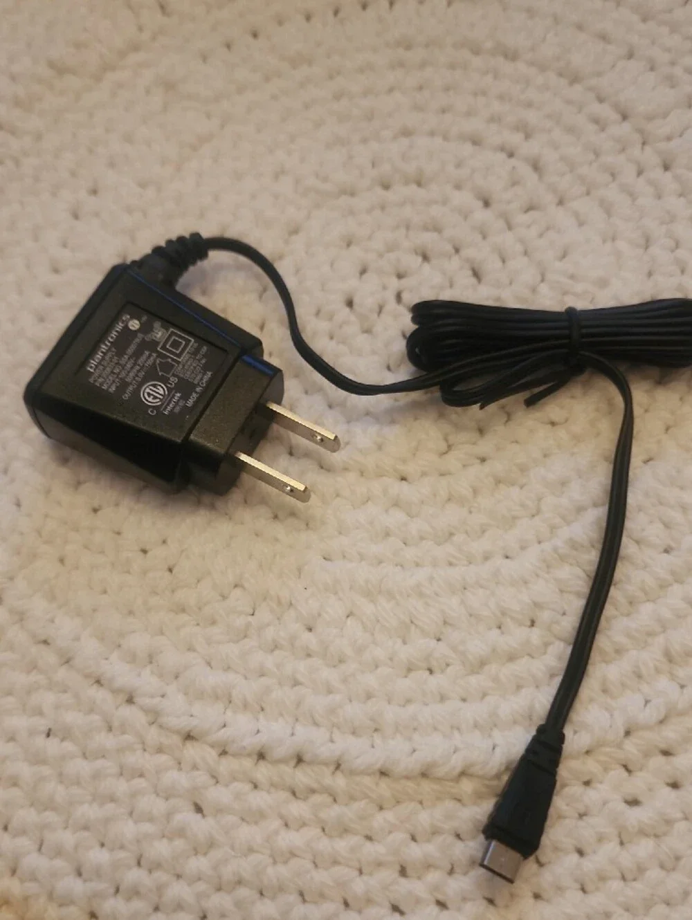 Plantronics Black Power Adapter 6'